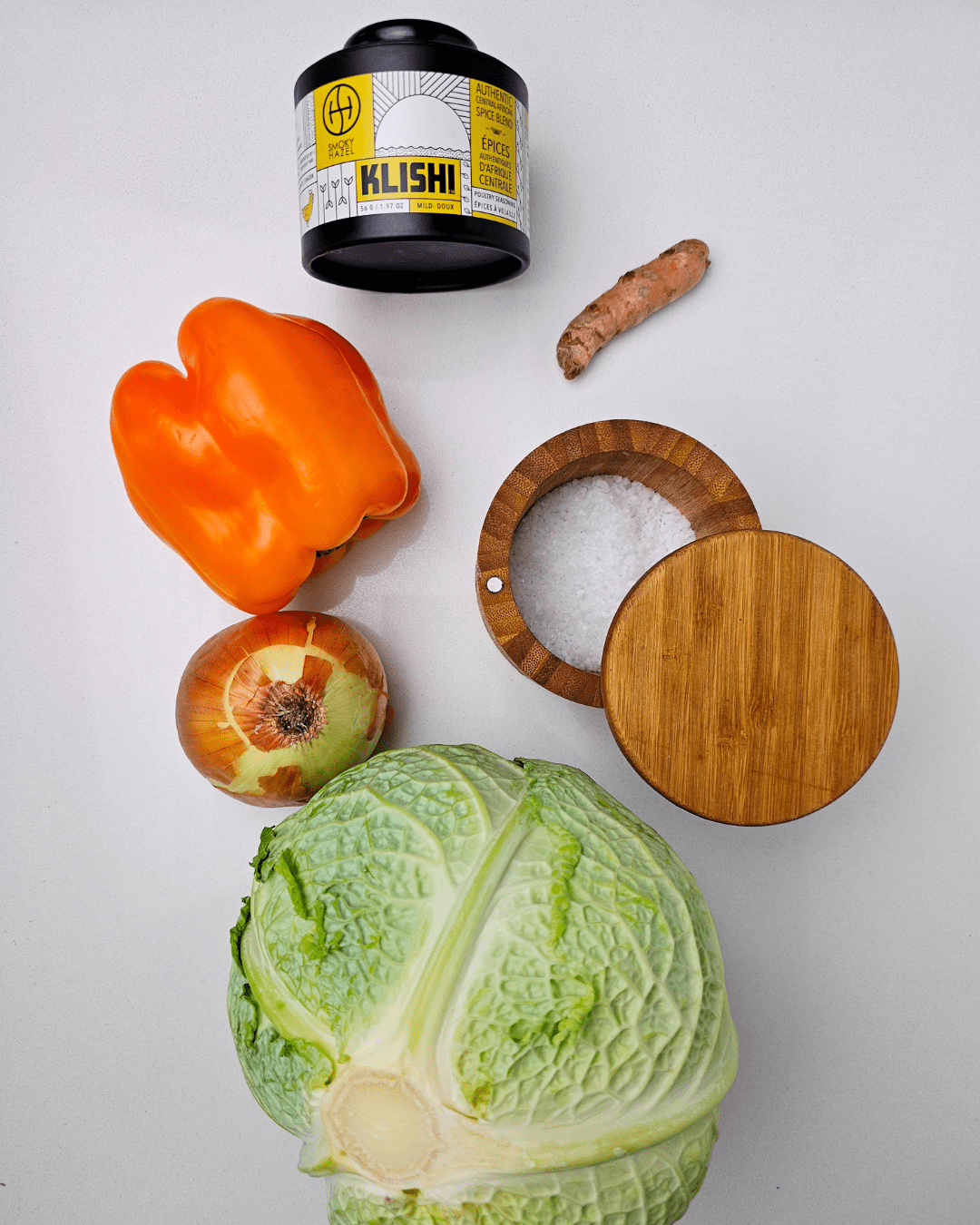 Sautéed Turmeric and Savoy Cabbage