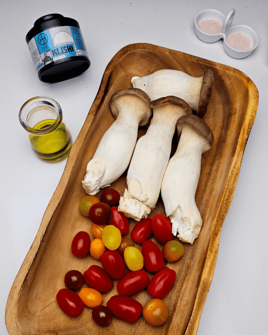 King Oyster Mushroom & Tomato Stew