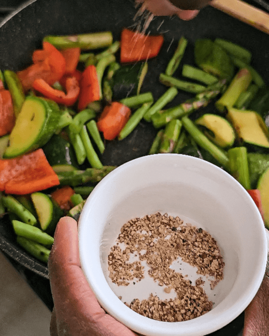 Penja Pepper Grilled Vegetables