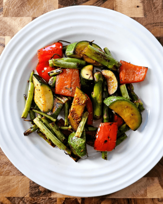 Penja Pepper Grilled Vegetables