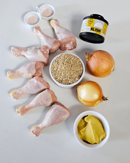 Mustard Chicken Drumstick Stew