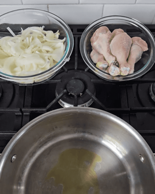 Mustard Chicken Drumstick Stew