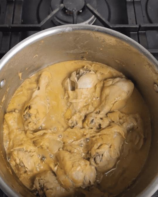 Mustard Chicken Drumstick Stew