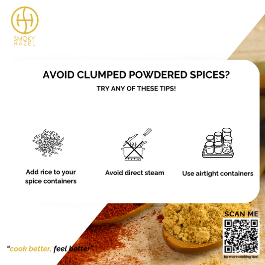 Avoid Clumped Powdered Spices