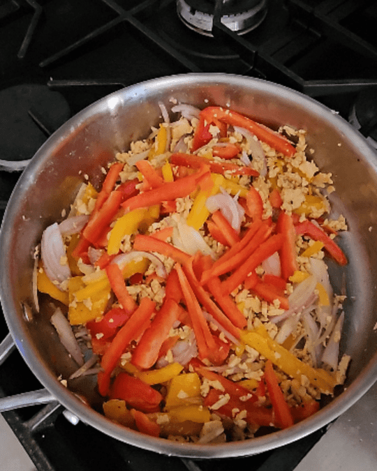 Stir Fried Tempeh and Veggies