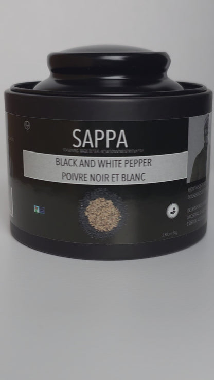 Black and White Pepper